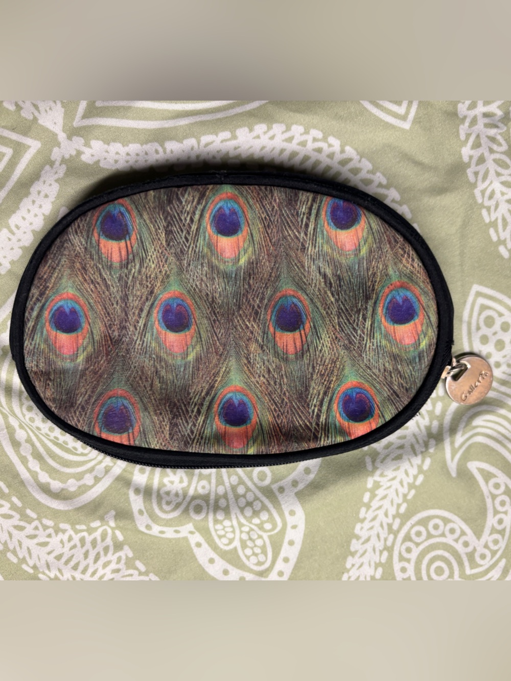✴️Peacock Feather Cosmetic Pouch